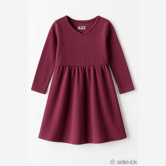 The Children's Place Other - Childrens Place Burgundy Dress Girls XL 14